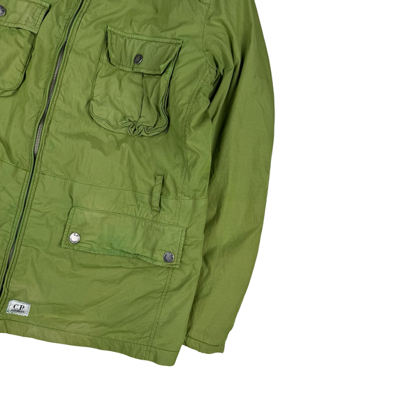 CP Company 2005 Green Double Layer Spellout Field Jacket - Medium (48)