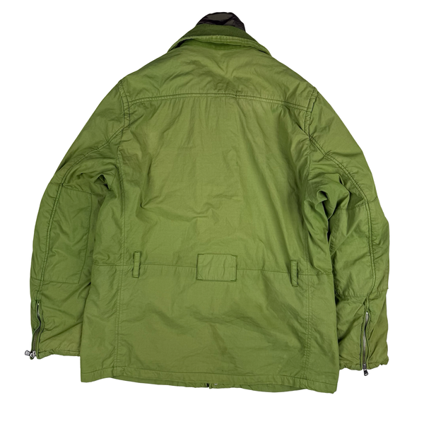 CP Company 2005 Green Double Layer Spellout Field Jacket - Medium (48)