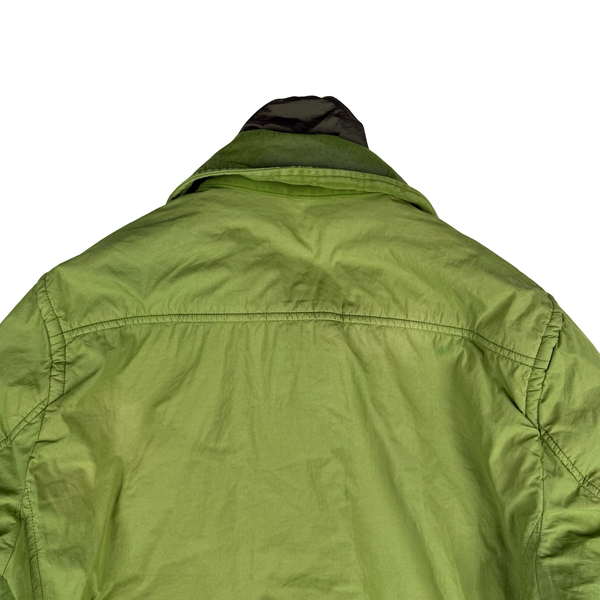 CP Company 2005 Green Double Layer Spellout Field Jacket - Medium (48)