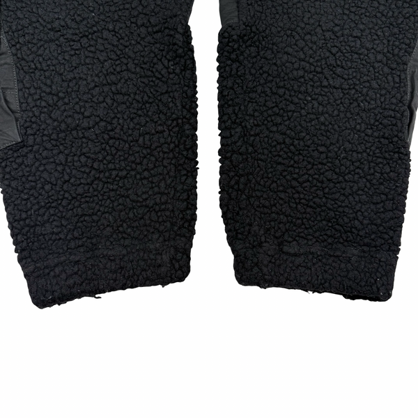 Stone Island 2022 Wool Blend Teddy Fleece Cargo Trousers  - Large