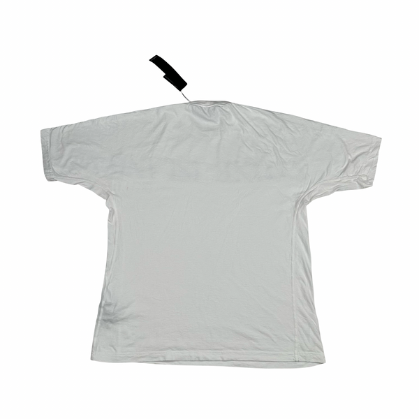 Stone Island 2022 White Reverse Spellout T Shirt - Large