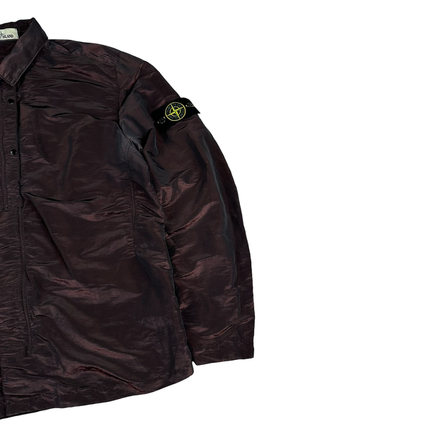 Stone Island 2016 Dark Red Weft Overshirt - XXL