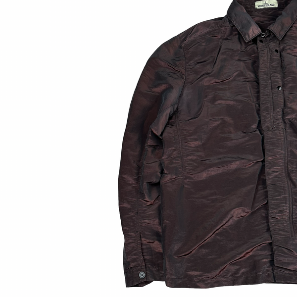 Stone Island 2016 Dark Red Weft Overshirt - XXL