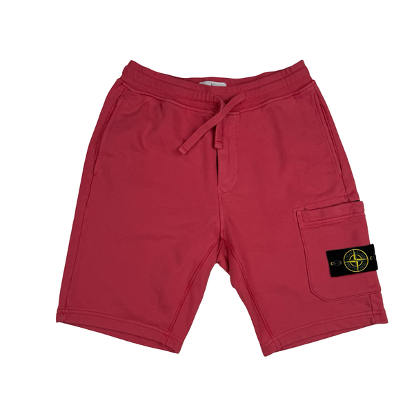 Stone Island 2023 Magenta Cotton Cargo Shorts - 30" Small