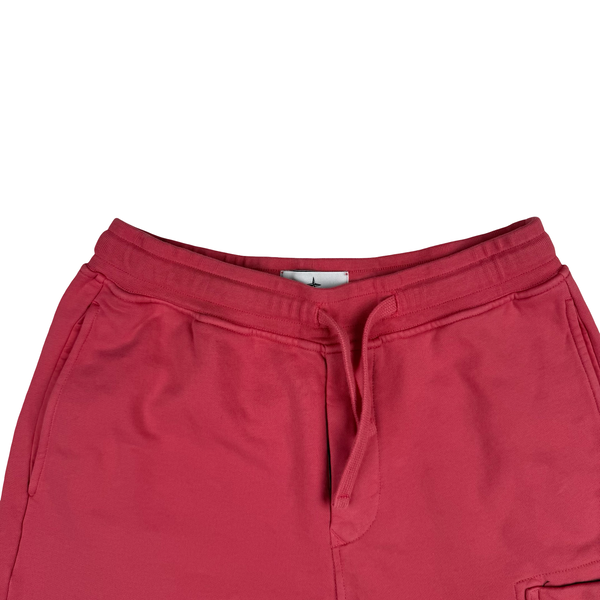 Stone Island 2023 Magenta Cotton Cargo Shorts - 30" Small