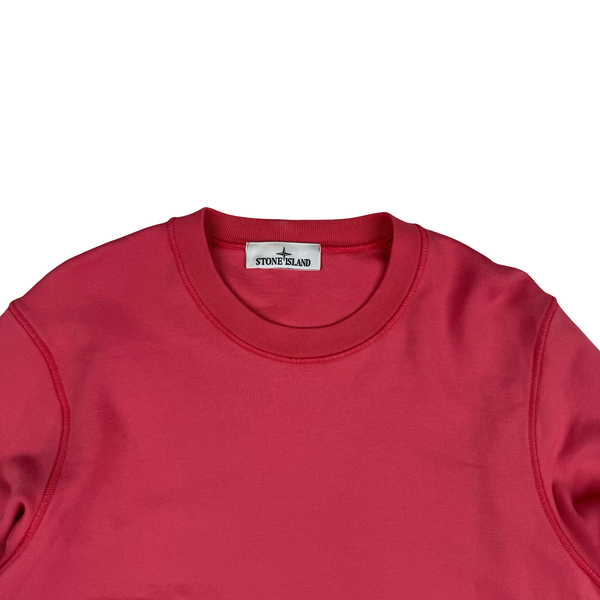 Stone Island 2023 Magenta Cotton Crewneck Jumper - Medium