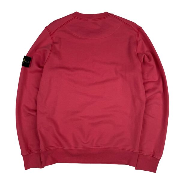 Stone Island 2023 Magenta Cotton Crewneck Jumper - Medium