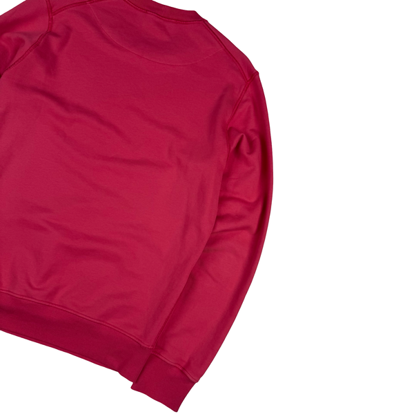 Stone Island 2023 Magenta Cotton Crewneck Jumper - Medium