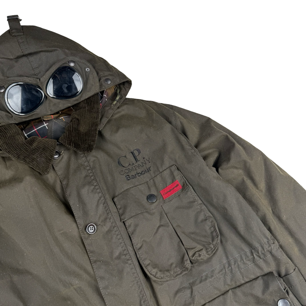 CP Company x Barbour Cinquanta Wax Cotton Field Jacket - Medium