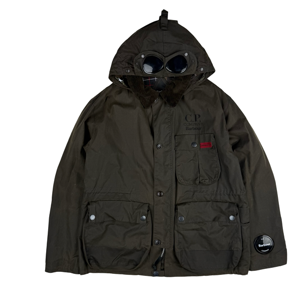 CP Company x Barbour Cinquanta Wax Cotton Field Jacket - Medium