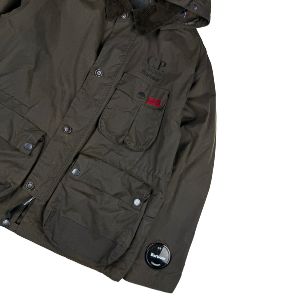 CP Company x Barbour Cinquanta Wax Cotton Field Jacket - Medium