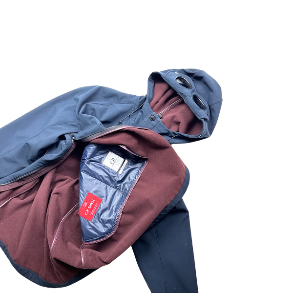 CP Company Navy Soft Shell R Pullover Smock - Medium