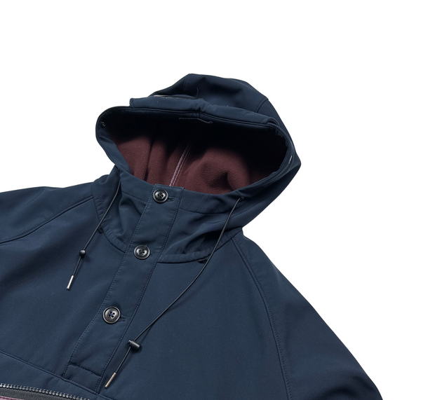 CP Company Navy Soft Shell R Pullover Smock - Medium