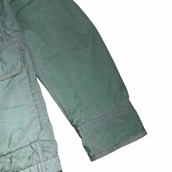 Stone Island 2012 Green Liquid Reflective Field Jacket - XL