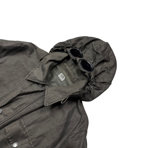 CP Company 2005 Brown Mille Miglia Goggle Jacket - XL