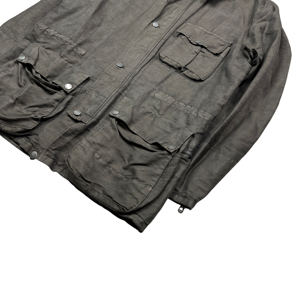 CP Company 2005 Brown Mille Miglia Goggle Jacket - XL