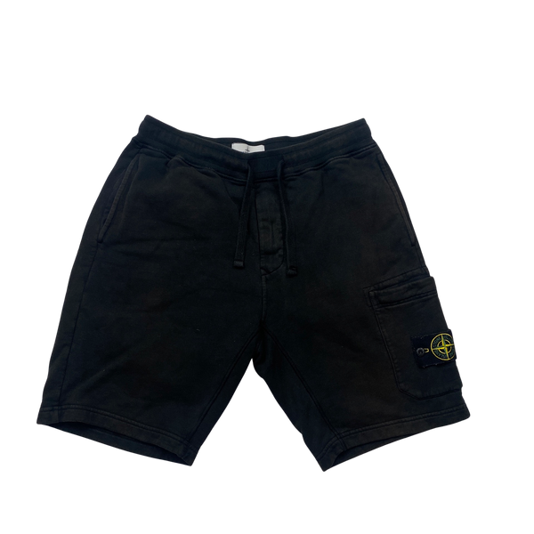 Stone Island 2021 Black Cotton Shorts Medium Mat s Island