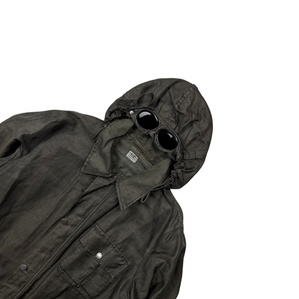 CP Company 2005 Brown Mille Miglia Goggle Jacket - XL