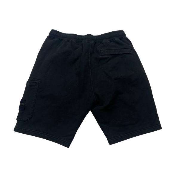 Stone Island 2021 Black Cotton Shorts - Medium