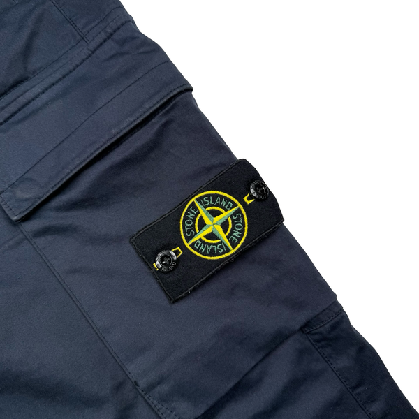 Stone Island 2022 Navy RE T Cargo Trousers - 32" (Medium)