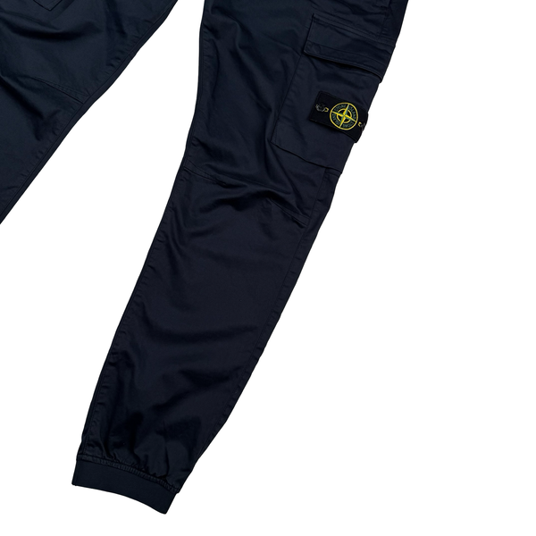 Stone Island 2022 Navy RE T Cargo Trousers - 32" (Medium)