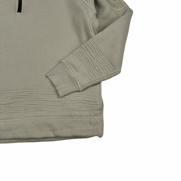 Stone Island 2022 Heavyweight Spellout Thick Hooded Cotton Jumper - Large
