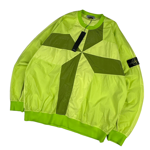 Stone Island 2022 Rip Stop Nylon Metal Compass Crewneck Pullover - 3XL