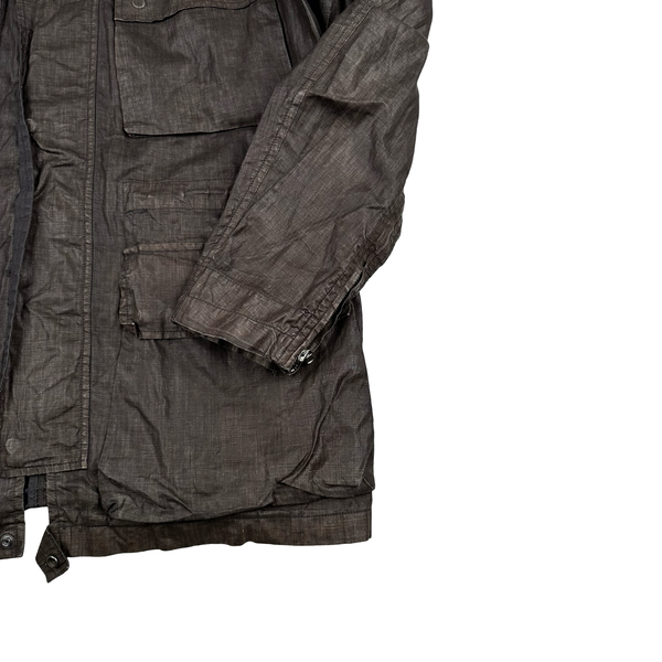 CP Company 2004 Vintage Lino Flax Goggle Jacket - Medium