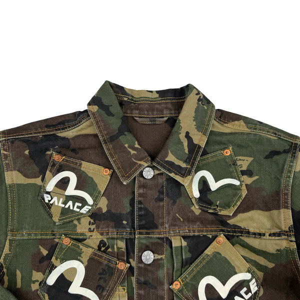 Palace x Evisu Type One Camo denim jacket - Small