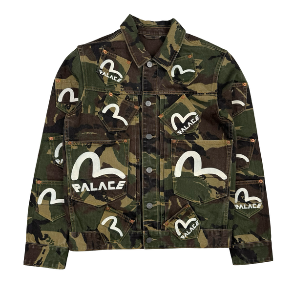 Palace x Evisu Type One Camo denim jacket - Small