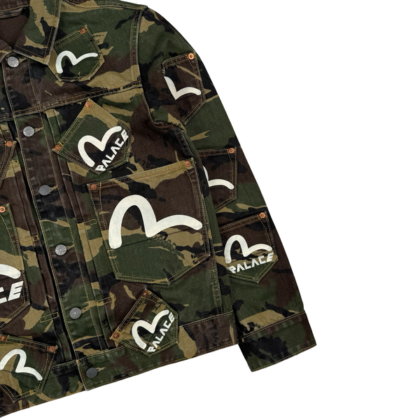 Palace x Evisu Type One Camo denim jacket - Small