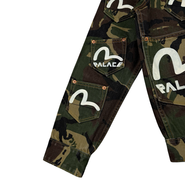 Palace x Evisu Type One Camo denim jacket - Small