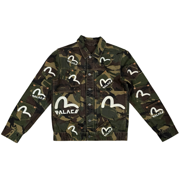 Palace x Evisu Type One Camo denim jacket - Small