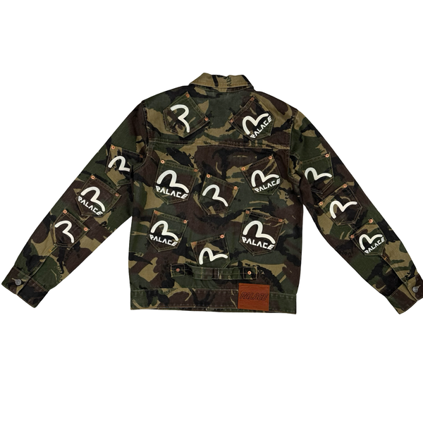 Palace x Evisu Type One Camo denim jacket - Small