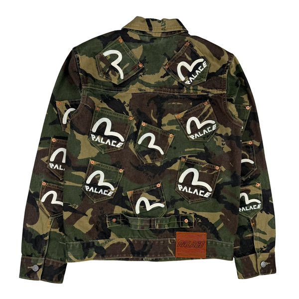 Palace x Evisu Type One Camo denim jacket - Small