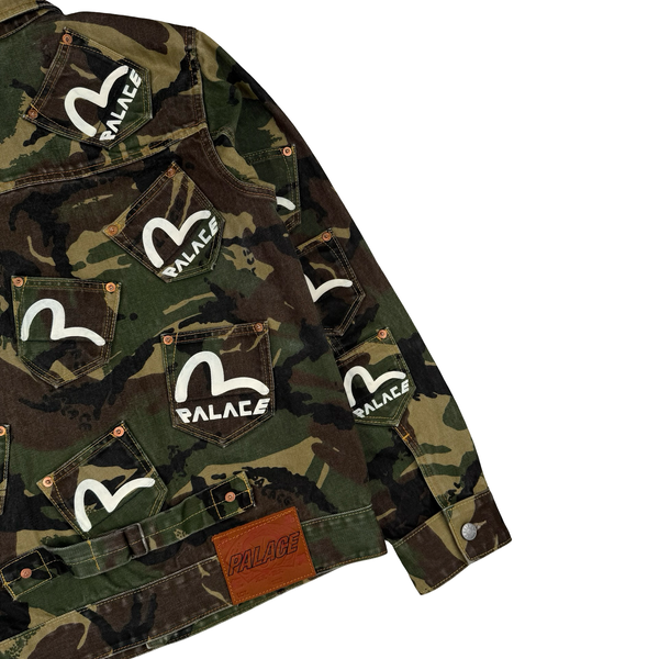 Palace x Evisu Type One Camo denim jacket - Small