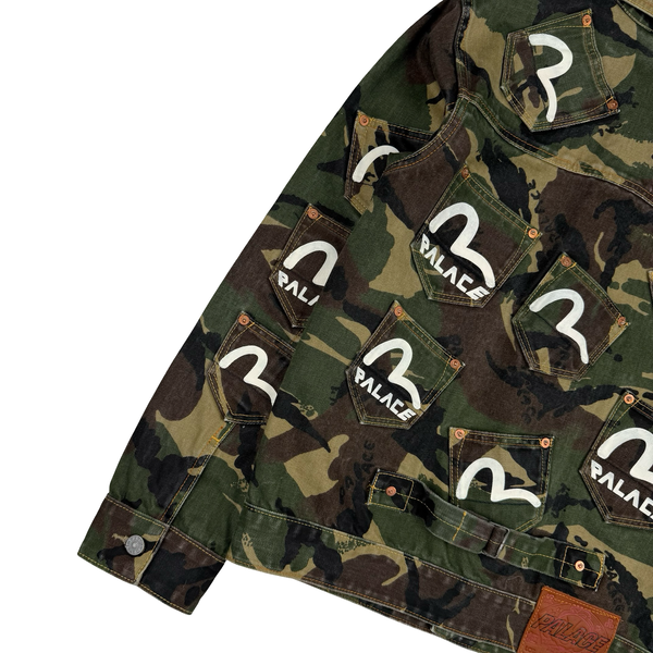 Palace x Evisu Type One Camo denim jacket - Small