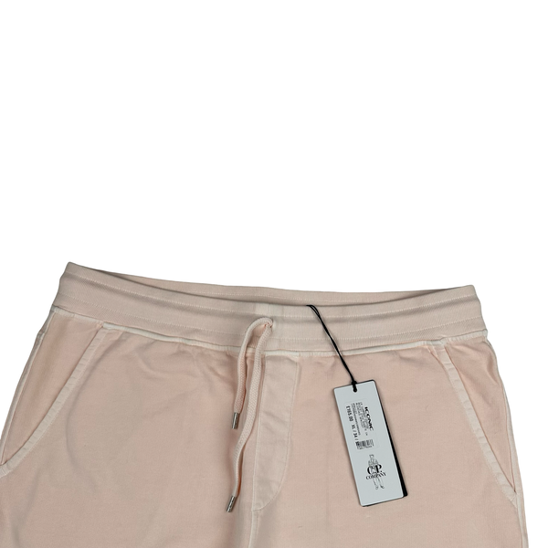 CP Company Peach Pink Cotton Spellout Resist Dyed Shorts - XXL - XL - Small