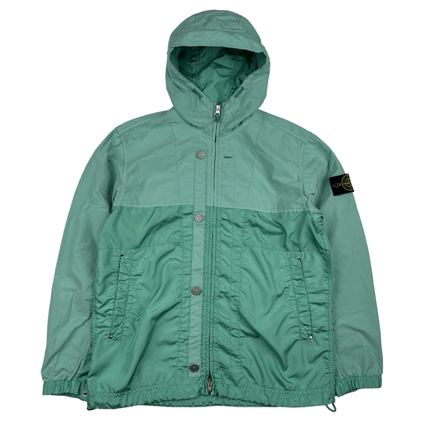 Stone Island 2024 Seagreen Polyester Tela David Light TC Jacket - Large