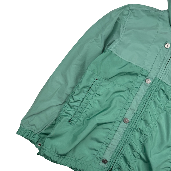 Stone Island 2024 Seagreen Polyester Tela David Light TC Jacket - Large