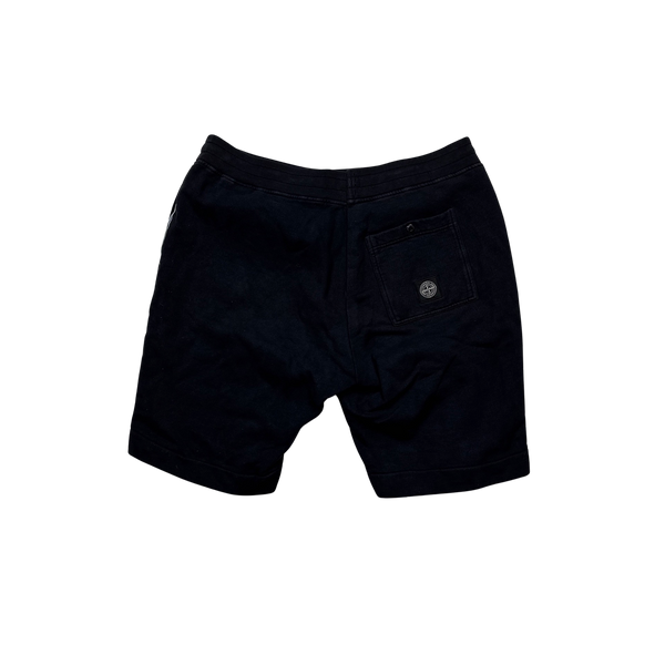 Stone Island 2011 Navy Cotton Fleece Shorts - XXL