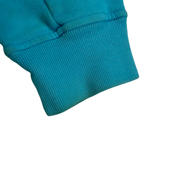Stone Island 2015 Bright Blue Cotton Pullover Hoodie - Medium