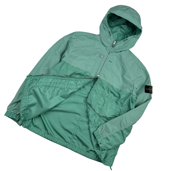 Stone Island 2024 Seagreen Polyester Tela David Light TC Jacket - Large