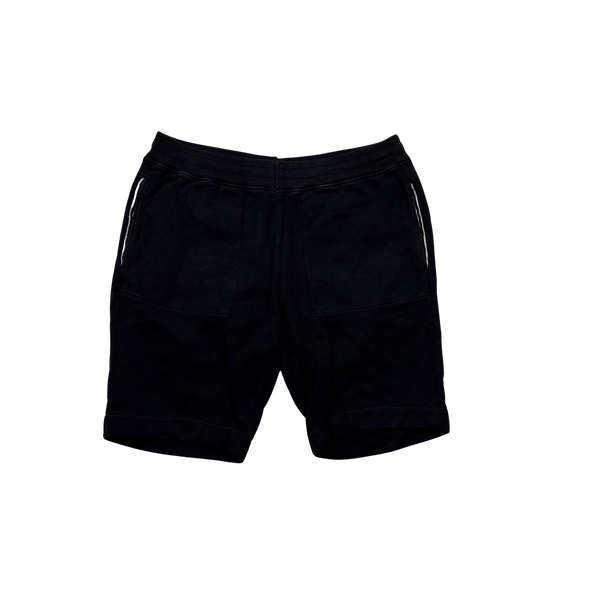 Stone Island 2011 Navy Cotton Fleece Shorts - XXL