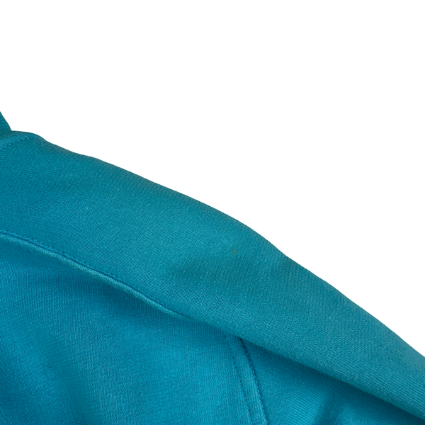 Stone Island 2015 Bright Blue Cotton Pullover Hoodie - Medium