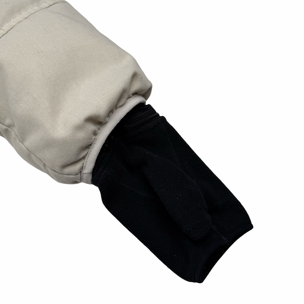 Stone Island 2015 Ivory Polypropylene Tele Puffer Jacket - Medium