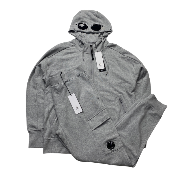 CP Company Grey Cotton Tracksuit Set - Large
