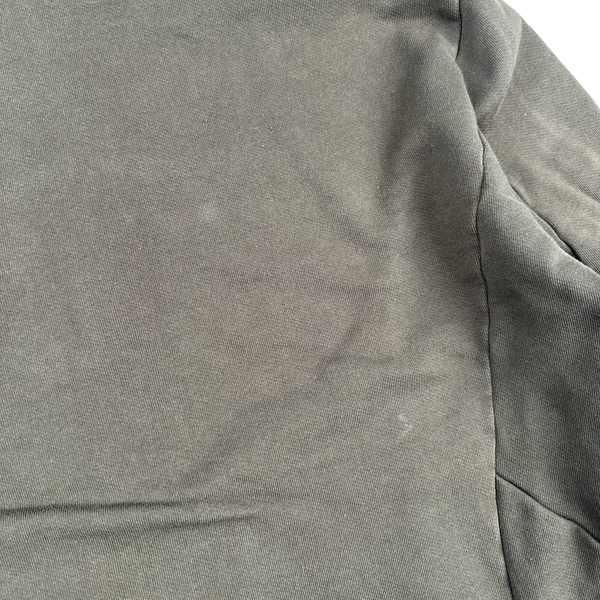CP Company Khaki Goggle Cotton Zip Up Hoodie - Large