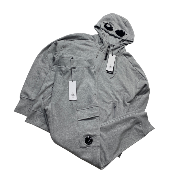 CP Company Grey Cotton Tracksuit Set - Large