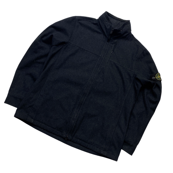Stone Island 2014 Dark Navy Wool Overshirt - XL